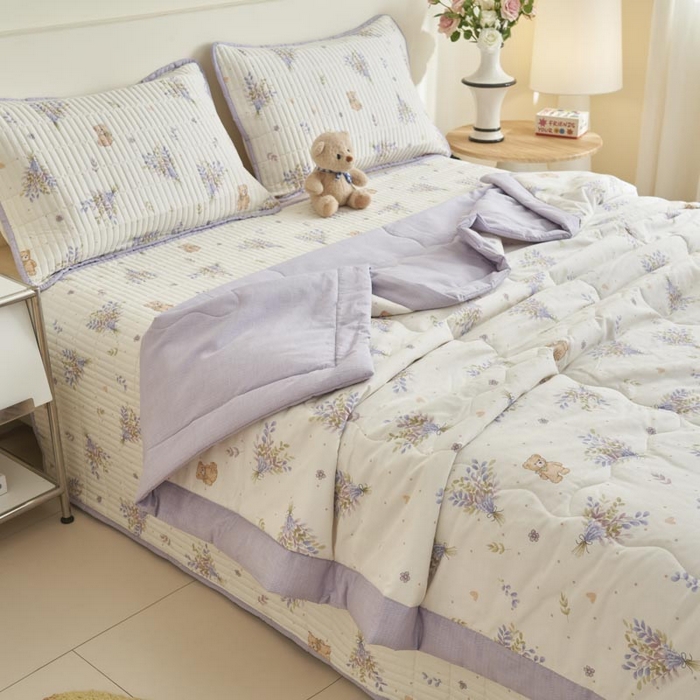 91家纺网 家纺一手货源 找家纺 子由家居 2025新款纯棉新疆棉花被被子被子 棉花被-花心熊