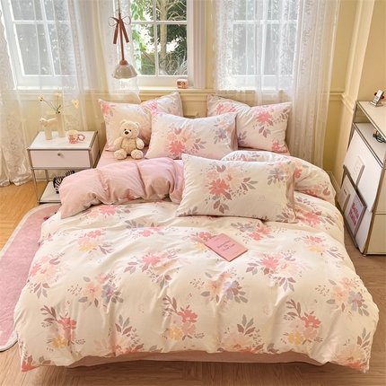 91家纺网 家纺一手货源 找家纺 （总）798家纺 2025新款全棉13370卡通印花四件套