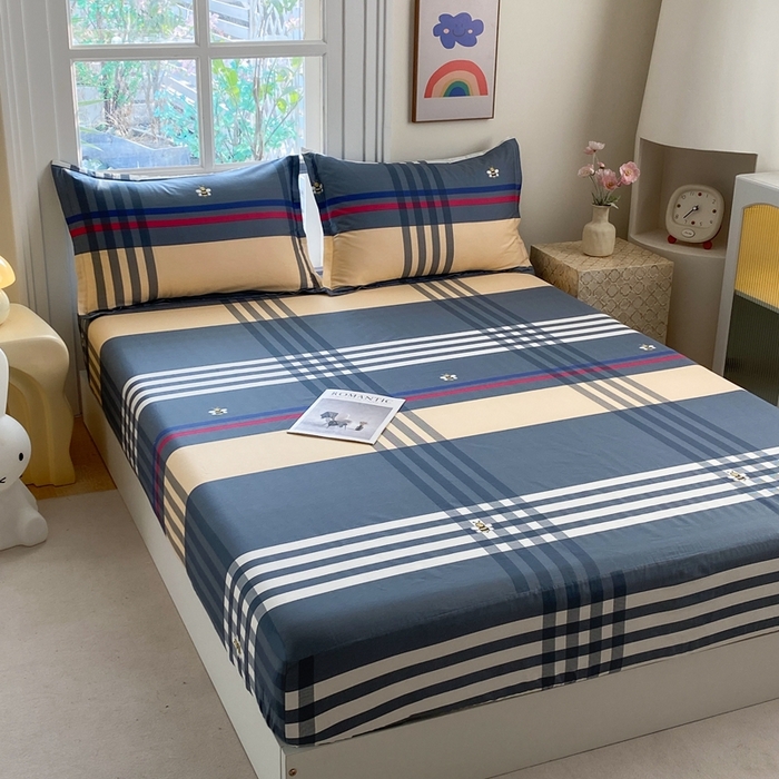 91家纺网 家纺一手货源 找家纺 凌云2025新款13372A类全棉床笠    品质生活