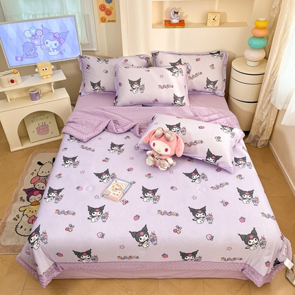 花满路 2025年新款三丽欧儿童夏被夏凉被被子被芯（控价28-45-55） 天真库洛米