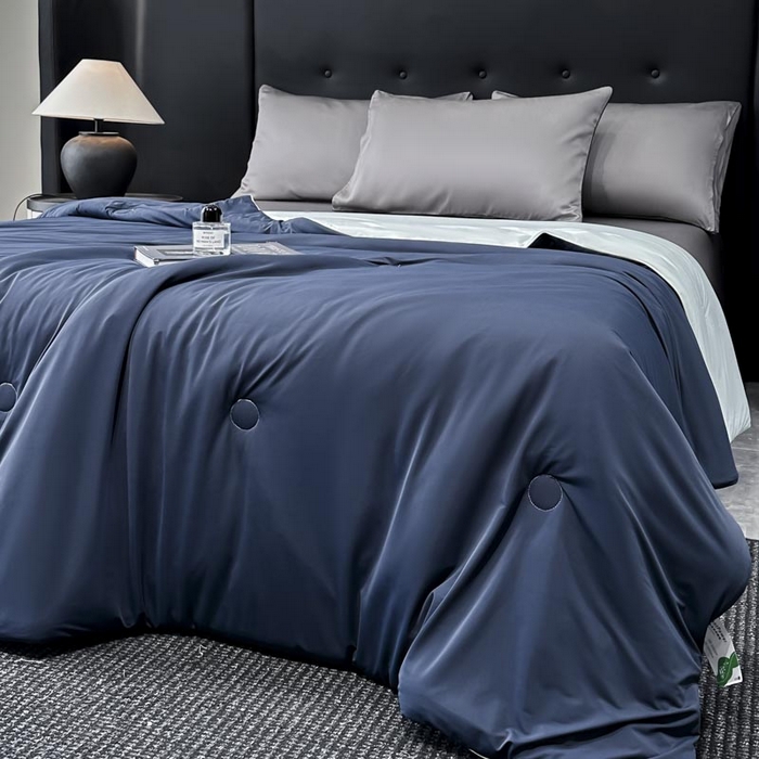 91家纺网 家纺一手货源 找家纺 （总）子由家居 2025新款锦纶凉感大豆纤维夏被被子被芯