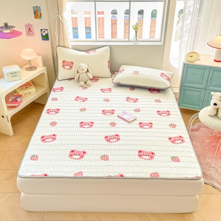 91家纺网 家纺一手货源 找家纺 （总）川悦生活 2025新款小阪凉感丝印花凉席