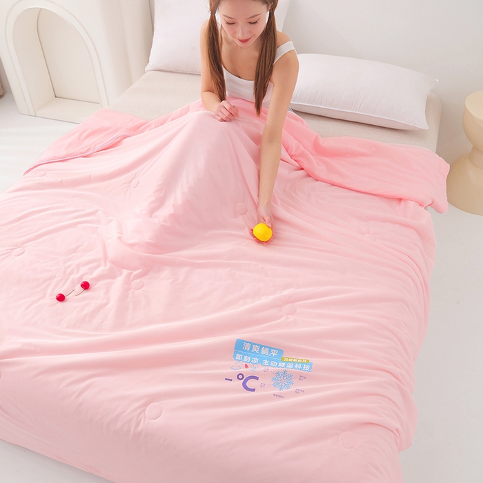 91家纺网 家纺一手货源 找家纺 （总）优布加2025新款亲肤舒适凉感丝夏被夏凉被空调被