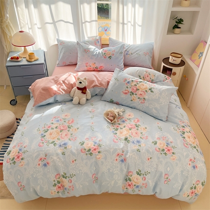 91家纺网 家纺一手货源 找家纺 （总）798家纺 2025新款全棉13370卡通印花四件套