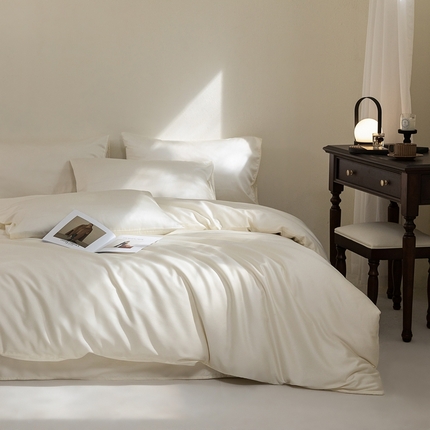 91家纺网 家纺一手货源 找家纺 （总）121  2025新款亲肤柔软天丝棉四件套-小满春曲