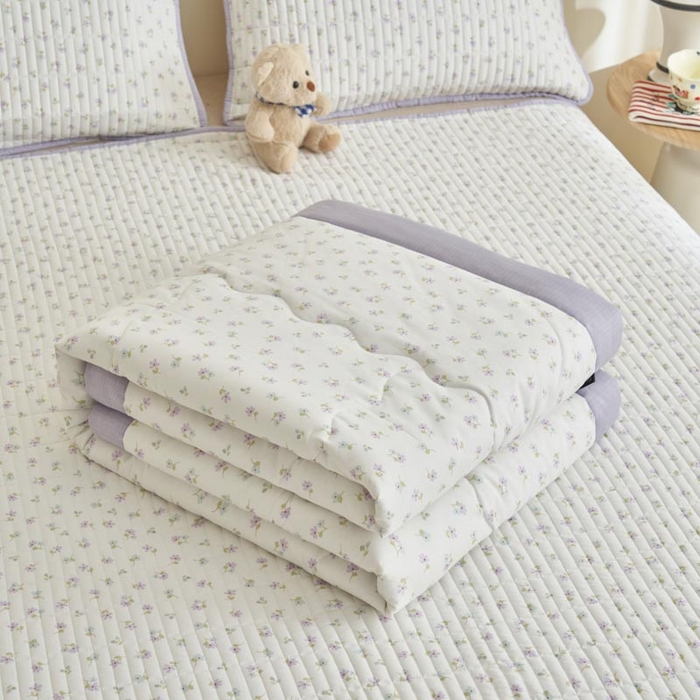 91家纺网 家纺一手货源 找家纺 子由家居 2025新款纯棉新疆棉花被被子被子 棉花被-花夕