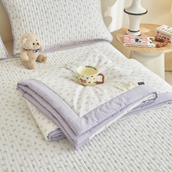 91家纺网 家纺一手货源 找家纺 子由家居 2025新款纯棉新疆棉花被被子被子 棉花被-花夕