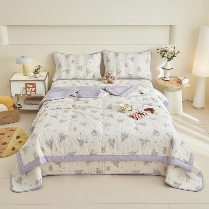 91家纺网 家纺一手货源 找家纺 子由家居 2025新款纯棉新疆棉花被被子被子 棉花被-花心熊