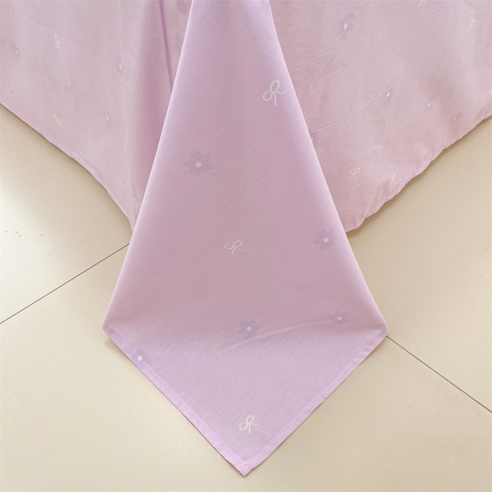 91家纺网 家纺一手货源 找家纺 798家纺 2025新款开春全棉12868印花四件套 丛林小兔