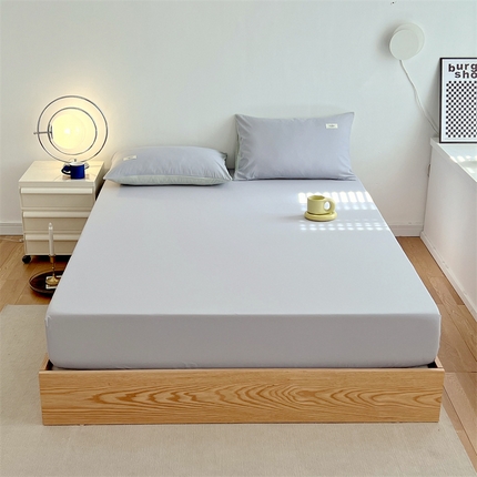 91家纺网 家纺一手货源 找家纺 （总）798家纺 2025新款全棉13070纯色双拼系列单床笠