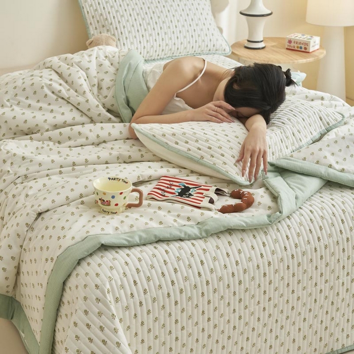 91家纺网 家纺一手货源 找家纺 子由家居 2025新款纯棉新疆棉花被被子被子 棉花被-朵朵花蕊