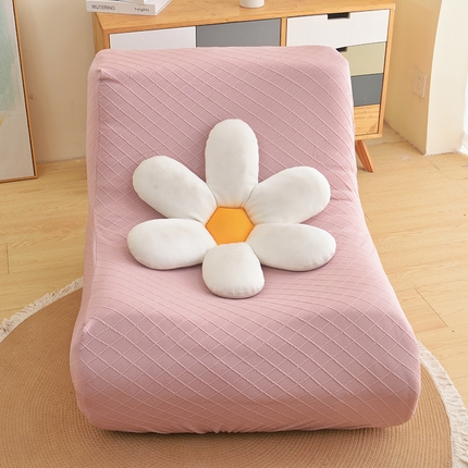 91家纺网 家纺一手货源 找家纺 （总）2025新款针织菱形格毛毛虫沙发套