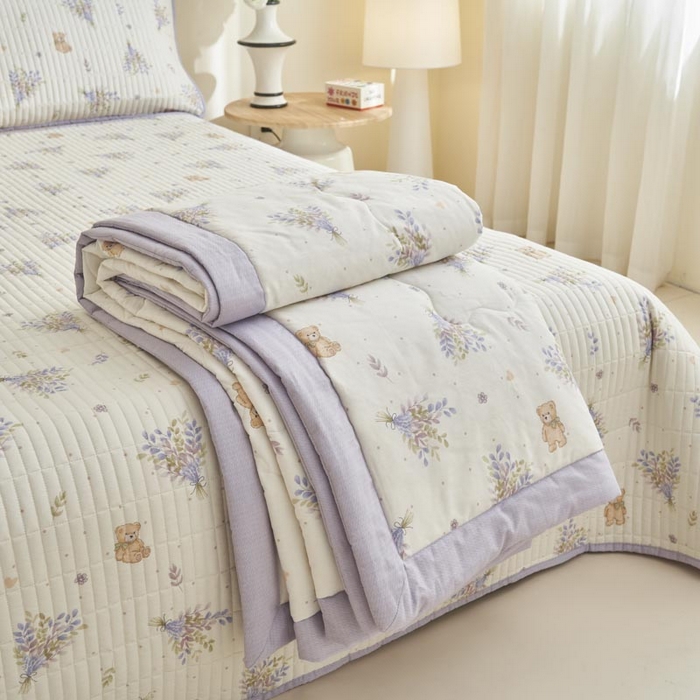 91家纺网 家纺一手货源 找家纺 子由家居 2025新款纯棉新疆棉花被被子被子 棉花被-花心熊