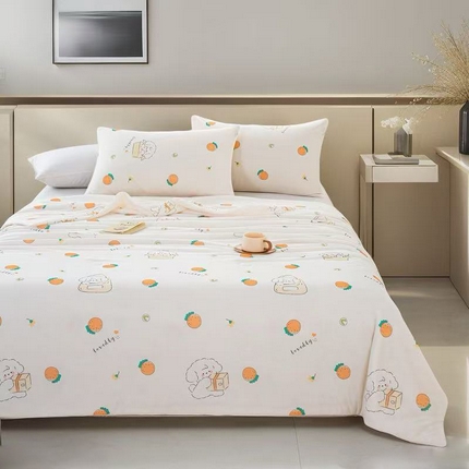 （总）欧雅搁家纺 2025新款3D数码印花有氨冷感冰激淋凉感丝夏被空调被大豆纤维被子夏凉被