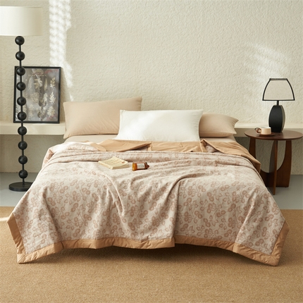 91家纺网 家纺一手货源 找家纺 （总）恒爱家纺 2025新款A类全棉双层纱提花夏被子被芯