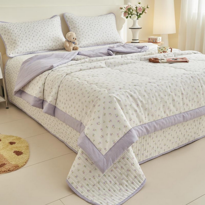 91家纺网 家纺一手货源 找家纺 子由家居 2025新款纯棉新疆棉花被被子被子 棉花被-花夕