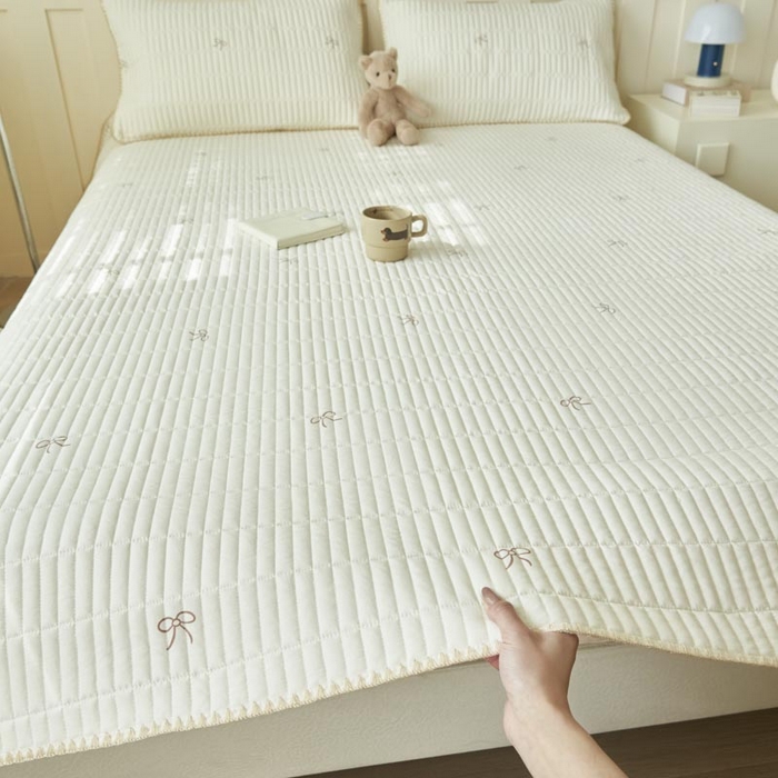 91家纺网 家纺一手货源 找家纺 （总）子由家居 2025新款水洗邹邹纱小清新床盖