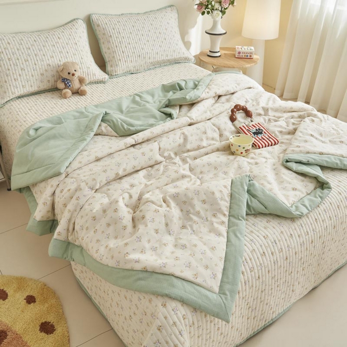 91家纺网 家纺一手货源 找家纺 子由家居 2025新款纯棉新疆棉花被被子被子 棉花被-花艺