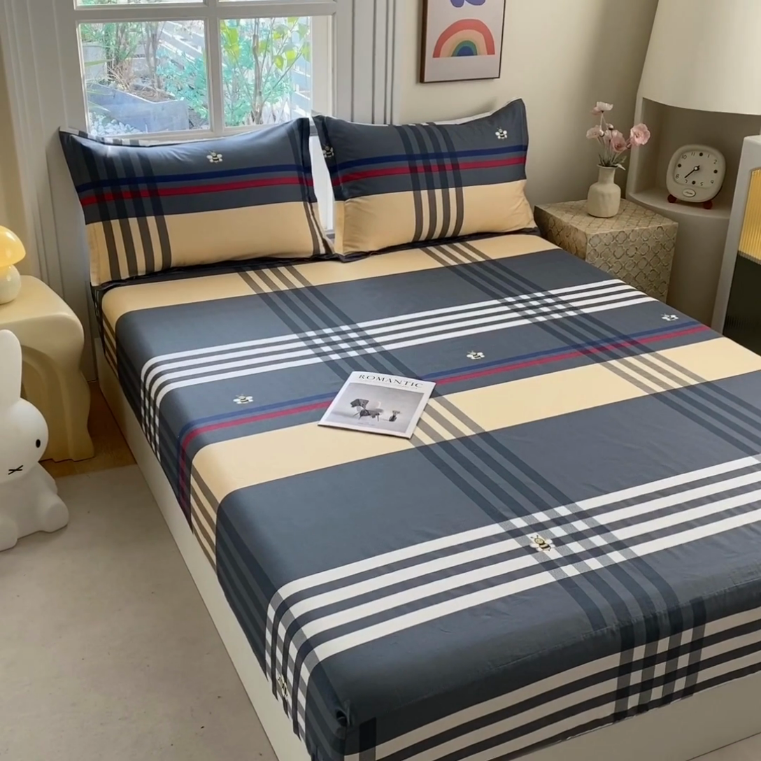 91家纺网 家纺一手货源 找家纺 凌云2025新款13372A类全棉床笠    品质生活