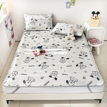 91家纺网 家纺一手货源 找家纺 （总）倾慕家纺 2025新款时尚风凉感冰丝席数码印花凉席系列