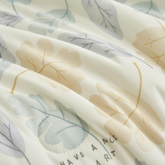 91家纺网 家纺一手货源 找家纺 子由家居 2025新款凉感丝豆豆夏被四件套 凉感豆豆被-清新花园