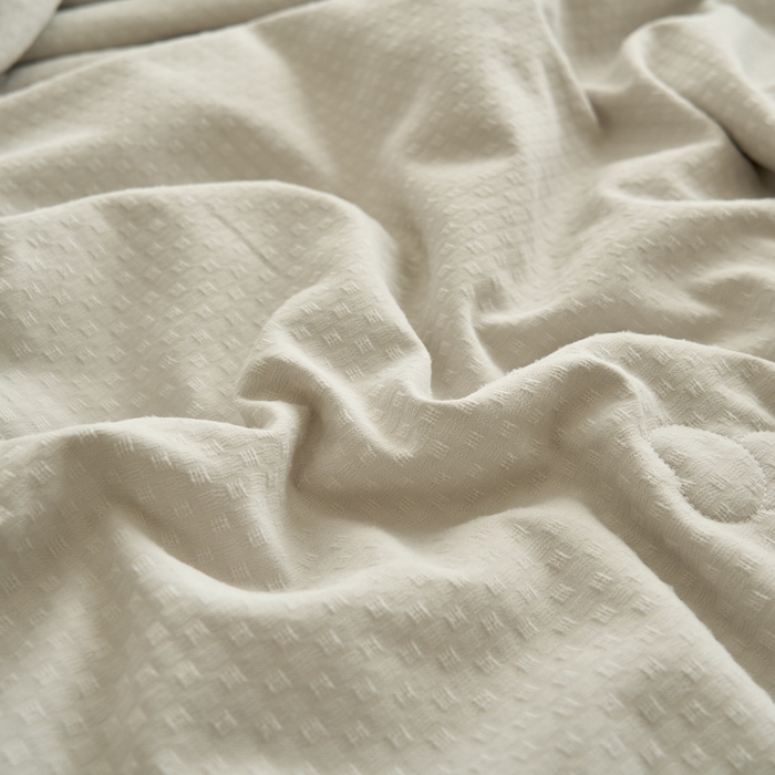 91家纺网 家纺一手货源 找家纺 子由家居 2025新款雪花棉提花大豆被被子被芯 雪花棉-浅灰