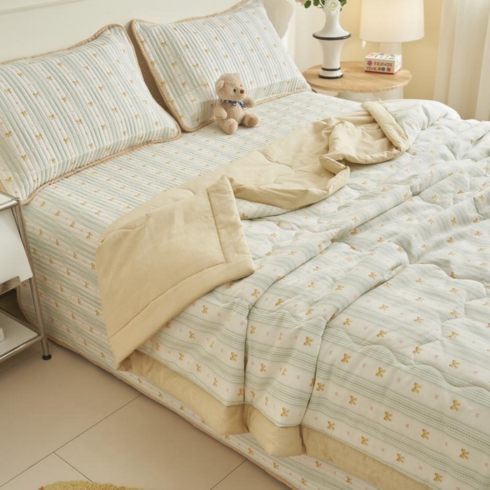 91家纺网 家纺一手货源 找家纺 子由家居 2025新款纯棉新疆棉花被被子被子 棉花被-千结缘