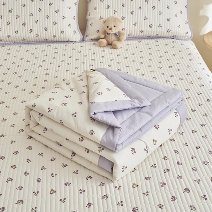 子由家居 2025新款纯棉新疆棉花被被子被子 棉花被-葡萄