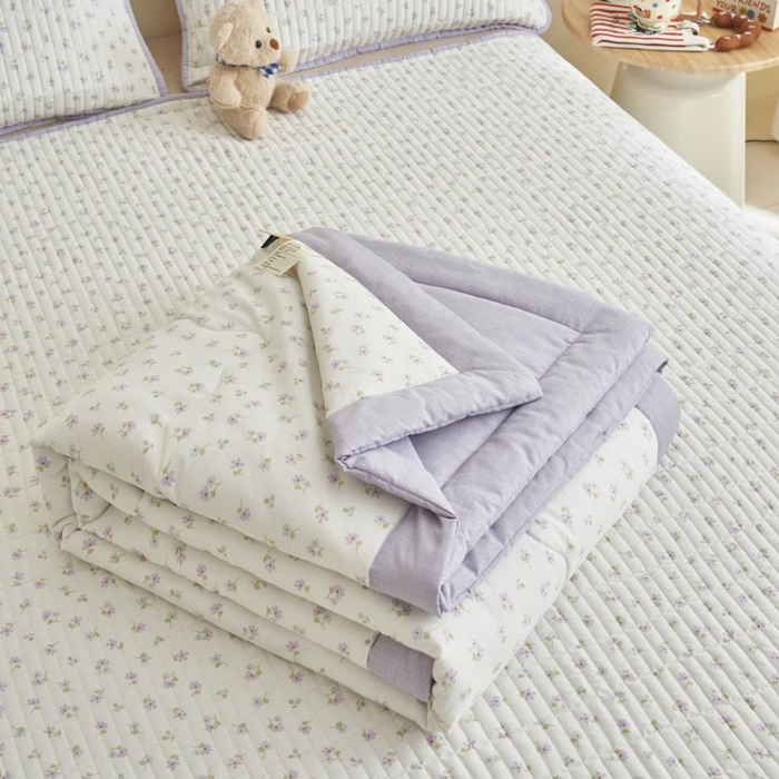 91家纺网 家纺一手货源 找家纺 子由家居 2025新款纯棉新疆棉花被被子被子 棉花被-花夕