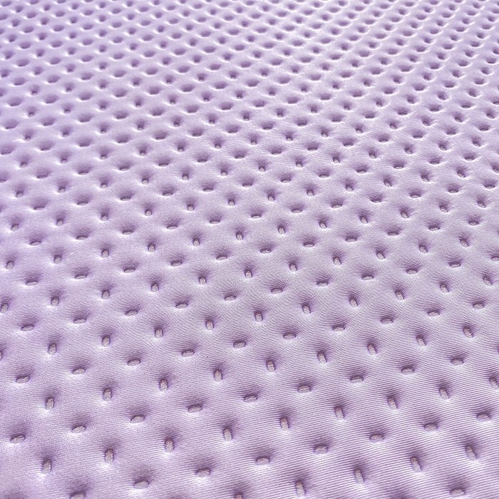 91家纺网 家纺一手货源 找家纺 眠势力 2025新款华夫格花边床笠豆豆凉席款夏季凉感床垫保护套 （提供买家秀） 香芋紫