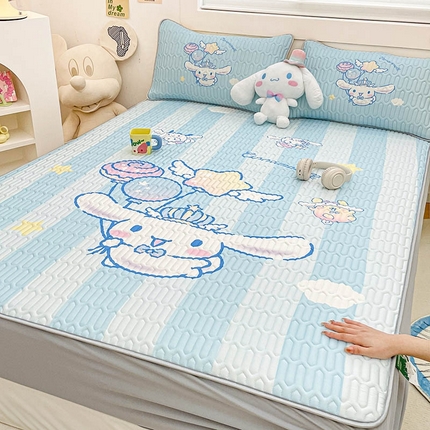 米帛2025新款大版三丽鸥乳胶凉席-床笠款 气球玉桂狗