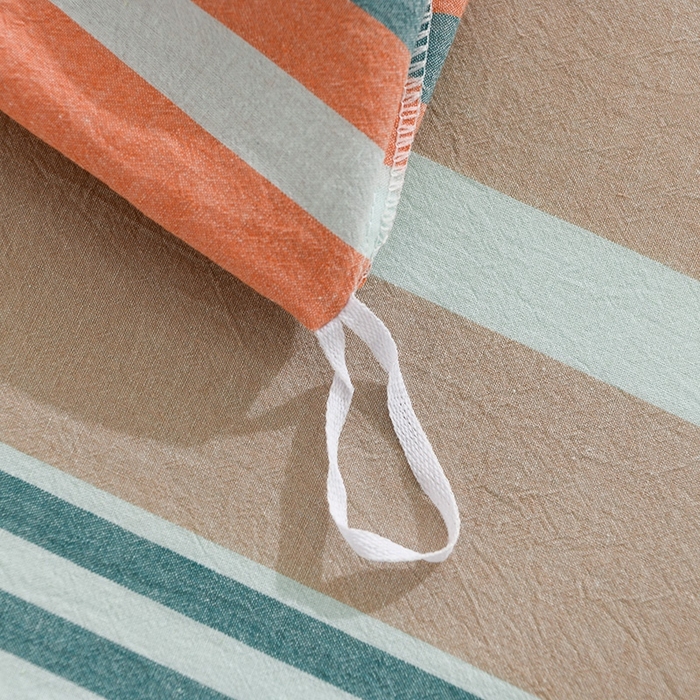 91家纺网 家纺一手货源 找家纺 润淳家居 2025新款A类全棉水洗棉四件套三件套 风华 绿