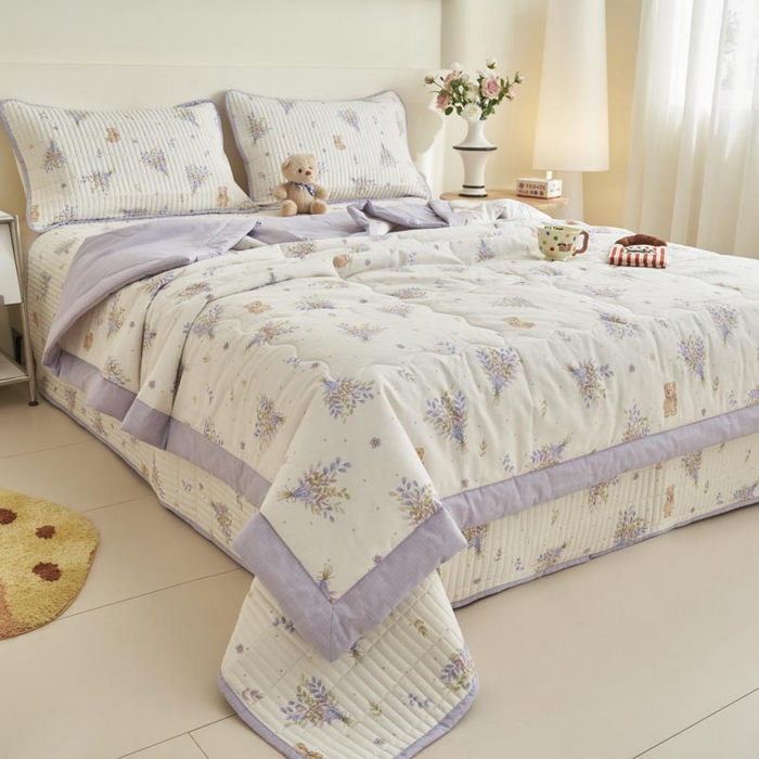 91家纺网 家纺一手货源 找家纺 子由家居 2025新款纯棉新疆棉花被被子被子 棉花被-花心熊