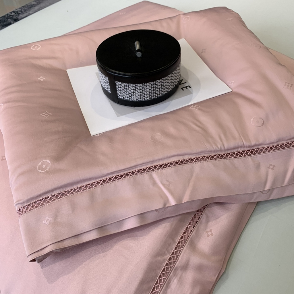 91家纺网 家纺一手货源 找家纺 奈萝家纺 2025新款60S天丝提花夏凉被空调被子被芯 贝壳粉