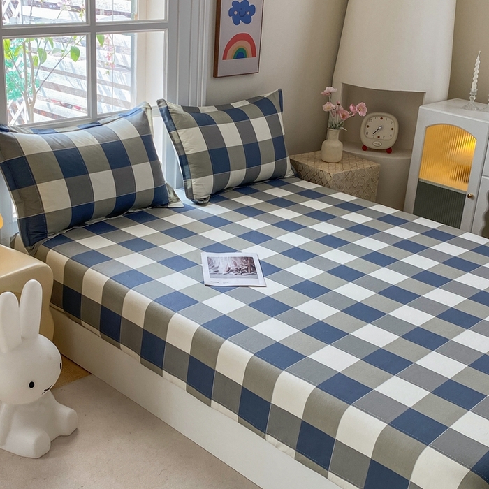 91家纺网 家纺一手货源 找家纺 凌云2025新款13372A类全棉床笠    千寻