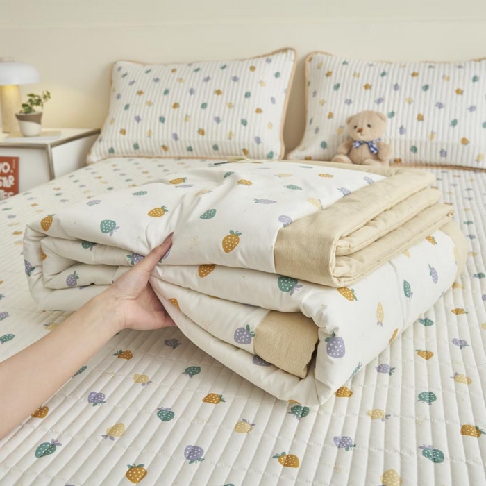 91家纺网 家纺一手货源 找家纺 子由家居 2025新款纯棉新疆棉花被被子被子 棉花被-丰收