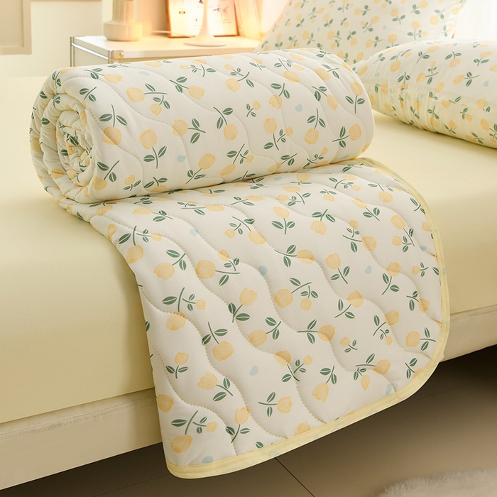 91家纺网 家纺一手货源 找家纺 圣楚 2025新款A类针织棉夏被夏凉被 小晴天