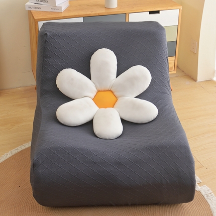 91家纺网 家纺一手货源 找家纺 （总）2025新款针织菱形格毛毛虫沙发套