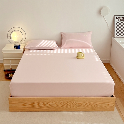 91家纺网 家纺一手货源 找家纺 （总）798家纺 2025新款全棉13070纯色双拼系列单床笠