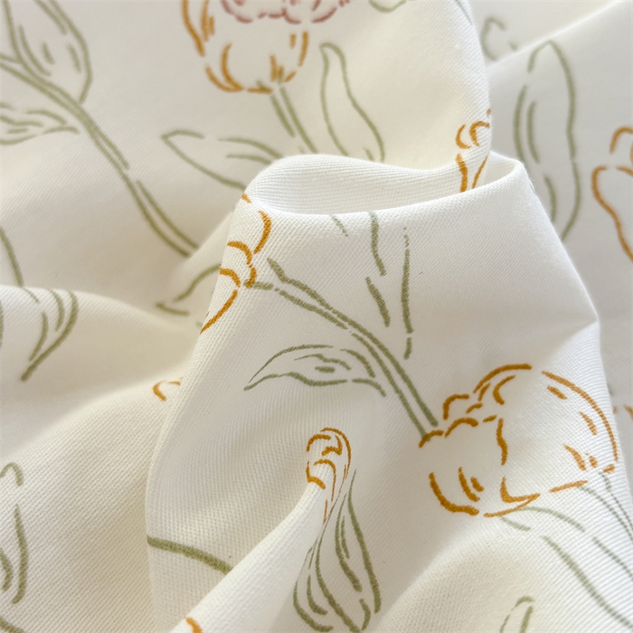 91家纺网 家纺一手货源 找家纺 大吉 2025新款100全棉纯棉喷气小清新被套四件套纯棉三件套床笠四件套单被套单枕套 花园兔