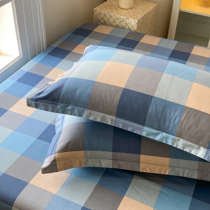 91家纺网 家纺一手货源 找家纺 （总）凌云  2025新款A类全棉13372全棉印花床笠三件套