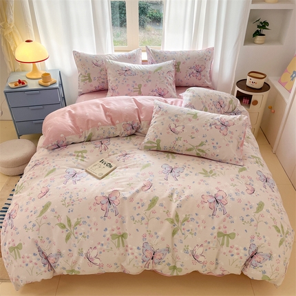 91家纺网 家纺一手货源 找家纺 （总）798家纺 2025新款全棉13370卡通印花四件套