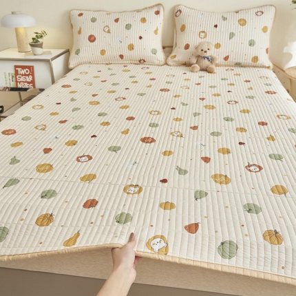 91家纺网 家纺一手货源 找家纺 （总）子由家居 2025新款纯棉印花夹棉床盖