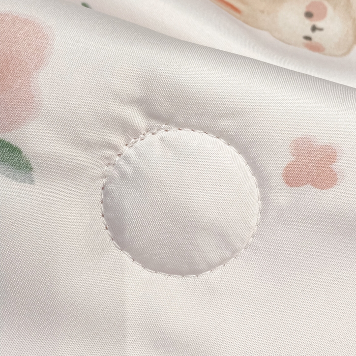 91家纺网 家纺一手货源 找家纺 绘萱2025爆款直播印花水洗天丝夏被四件套凉感水洗真丝冰丝夏凉被空调被花晨兔