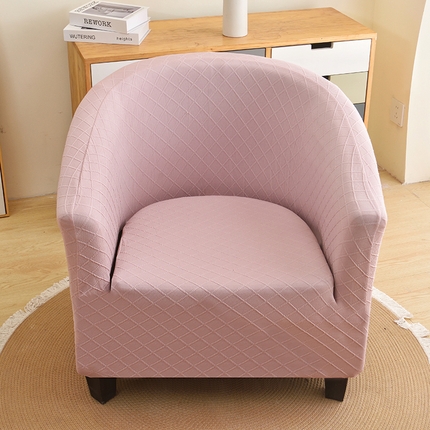 91家纺网 家纺一手货源 找家纺 （总）启博家纺 2025新款针织菱形格半圆卡座沙发套