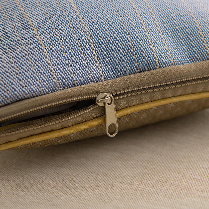 91家纺网 家纺一手货源 找家纺 芯洲 2025年新款荞麦枕颈椎枕凉感冰豆豆夏季时尚护颈枕 冰感豆颈椎枕-咖  20*50cm