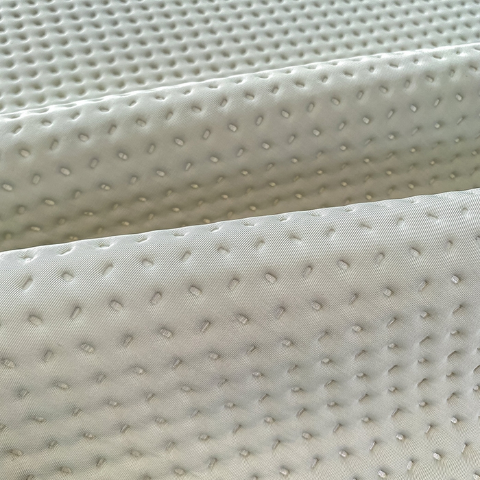 91家纺网 家纺一手货源 找家纺 眠势力 2025新款华夫格花边床笠豆豆凉席款夏季凉感床垫保护套 （提供买家秀） 杏子灰