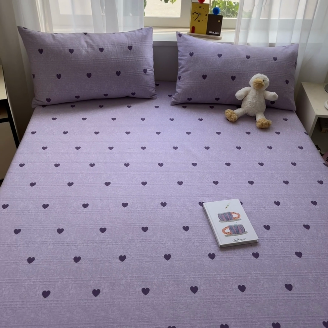 91家纺网 家纺一手货源 找家纺 莱通2025新款原棉老粗布床单 心雅梦