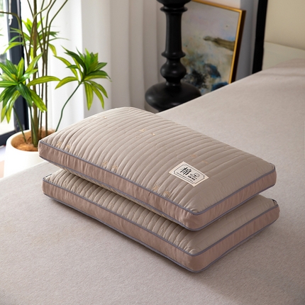 91家纺网 家纺一手货源 找家纺 （总）枕之坊 2025新款全棉绗缝星月纯荞麦枕