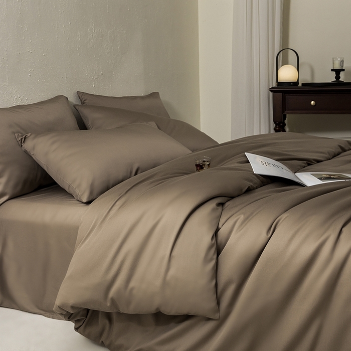 91家纺网 家纺一手货源 找家纺 121  2025新款亲肤柔软天丝棉四件套-小满春曲 慕斯